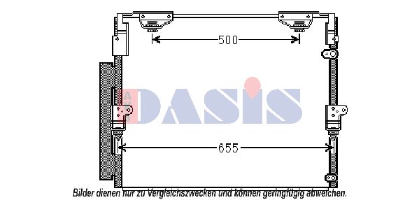 AKS DASIS Lauhdutin, ilmastointilaite 212070N